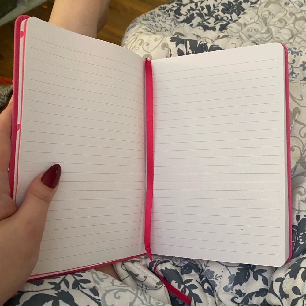 Pink leather journal - Picture 4 of 4